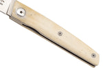 Couteau pliant Salamandra manche os blanc 9cm