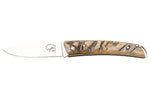 Couteau pliant Salamandra manche corne brute 9cm