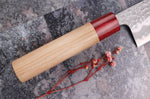 Couteau santoku japonais artisanal Tsunehisa Aogami Super martelé 16,5cm