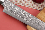 Couteau sujihiki japonais Takeshi Saji R2 Damas Mosaïque 24cm