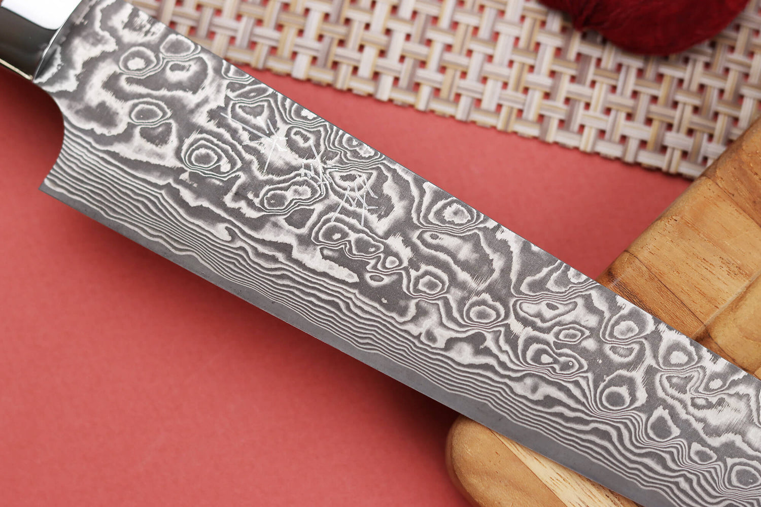 Couteau sujihiki japonais Takeshi Saji R2 Damas Mosaïque 24cm