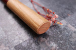 Couteau sujihiki japonais artisanal Tsunehisa Aogami Super martelé 24cm