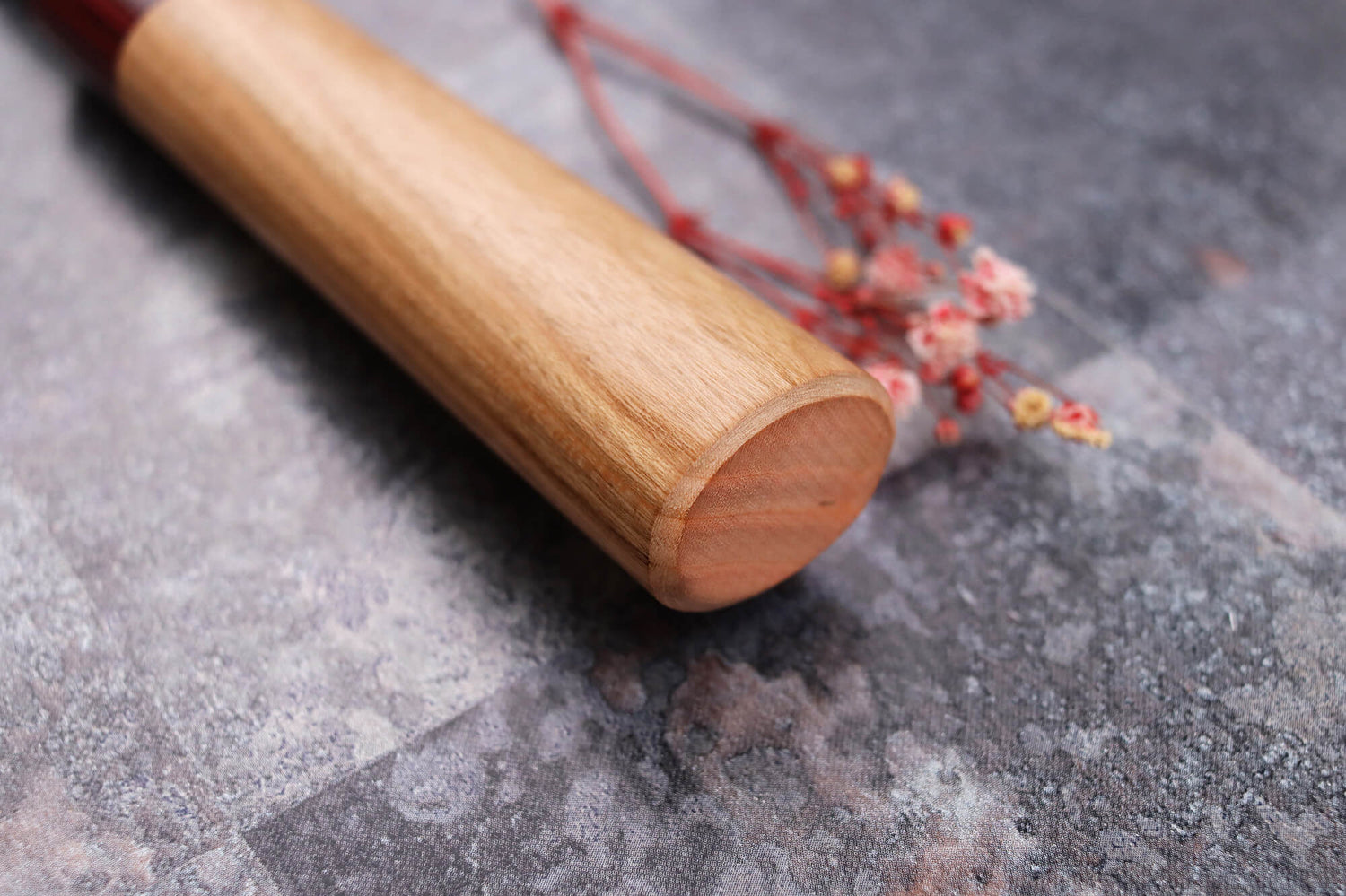 Couteau sujihiki japonais artisanal Tsunehisa Aogami Super martelé 24cm