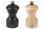 Coffret duo moulin à sel et poivre Peugeot Bistro en bois chocolat + naturel 10cm