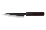 Couteau universel japonais artisanal Nao Yamamoto Damas AS brut de forge 13,5cm