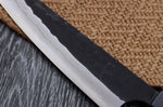 Couteau universel japonais artisanal Nao Yamamoto Damas AS brut de forge 13,5cm