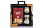 Coffret L'Épicurien Rue de la truffe - 3 tartinables + 150g de biscuits apéro
