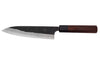 Couteau de chef japonais artisanal Nao Yamamoto Damas AS brut de forge 18cm