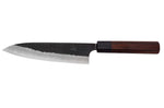 Couteau de chef japonais artisanal Nao Yamamoto Damas AS brut de forge 18cm