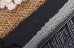 Couteau de chef japonais artisanal Nao Yamamoto Damas AS brut de forge 18cm