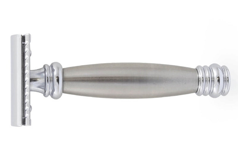 Rasoir sureté Merkur Solingen 43C lourd chromé manche en inox