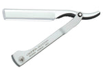 Rasoir à effiler Dovo Solingen type Shavette en inox satiné