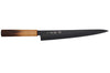 Couteau sujihiki 24cm japonais Sakai Takayuki Kurokage VG10 manche en chêne brûlé