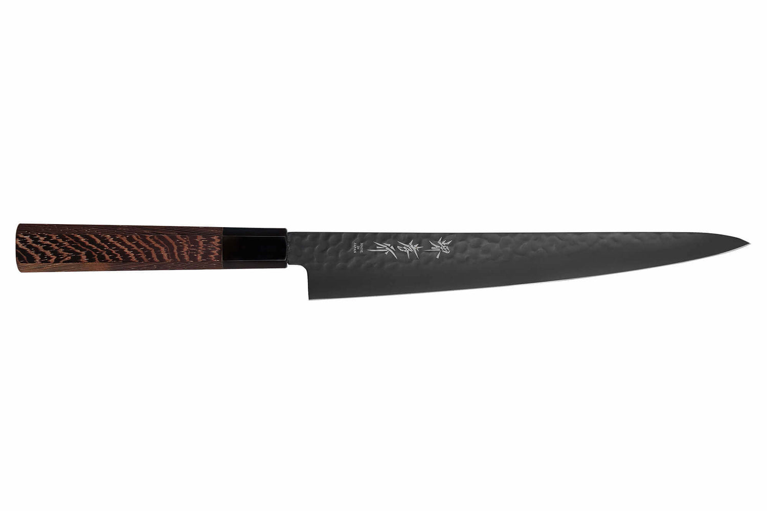Couteau sujihiki 24cm japonais Sakai Takayuki Kurokage VG10 manche en wengé