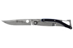 Couteau pliant Lug SP1SBB manche en G10 11cm noir et bleu avec clip