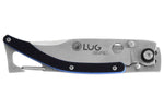 Couteau pliant Lug SP1SBB manche en G10 11cm noir et bleu avec clip