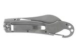 Couteau pliant LUG SP2SBB noir et bleu manche en G10 et acier 11,6cm avec mousqueton