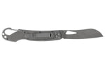 Couteau pliant LUG SP2SRB noir et rouge manche en G10 et acier 11,6cm avec mousqueton