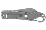 Couteau pliant LUG SP2SRB noir et rouge manche en G10 et acier 11,6cm avec mousqueton