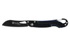 Couteau pliant LUG SP2TBB noir et bleu manche en G10 et acier 11,6cm avec mousqueton