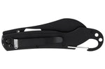 Couteau pliant LUG SP2TBB noir et bleu manche en G10 et acier 11,6cm avec mousqueton