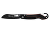 Couteau pliant LUG SP2TOB noir et orange manche G10 et acier 11,6cm avec mousqueton