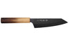 Couteau kiritsuke santoku 16cm japonais Sakai Takayuki Kurokage VG10 manche en chêne brûlé