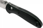 Couteau pliant Benchmade Mini Griptilian 556 manche Grivory noir 9,9cm