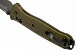 Couteau pliant Benchmade Bailout 537GY-1 manche aluminium anodisé vert 12cm avec brise-vitre