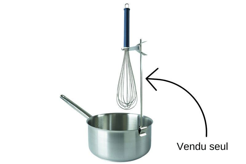 Support pour fouet/thermomètre en acier inoxydable