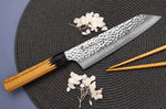 Couteau kiritsuke 19cm japonais Sakai Takayuki Kashi Urushi VG10 damas