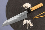 Couteau kiritsuke 19cm japonais Sakai Takayuki Kashi Urushi VG10 damas