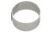 Mini moule perforé rond Mallard Ferrière pour petits fours en inox - 4cm