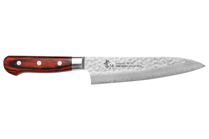 Couteau de chef japonais 18cm Sakai Takayuki Damascus Western 33 couches