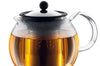 Théière Bodum Assam à piston avec filtre inox - 1.5L 12 tasses