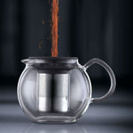 Théière Bodum Assam à piston avec filtre inox - 1L 8 tasses
