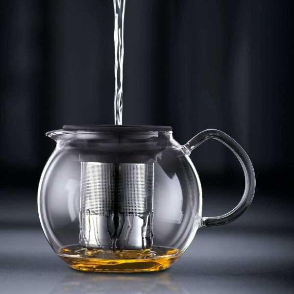 Théière Bodum Assam à piston avec filtre inox - 1L 8 tasses