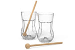 Coffret cadeau 2 verres à mojito Cookut Mojo + pilons mélangeur + livre de recettes
