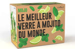 Coffret cadeau 2 verres à mojito Cookut Mojo + pilons mélangeur + livre de recettes