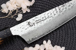 Couteau santoku kiritsuke 16cm japonais Sakai Takayuki Kashi Urushi VG10 damas