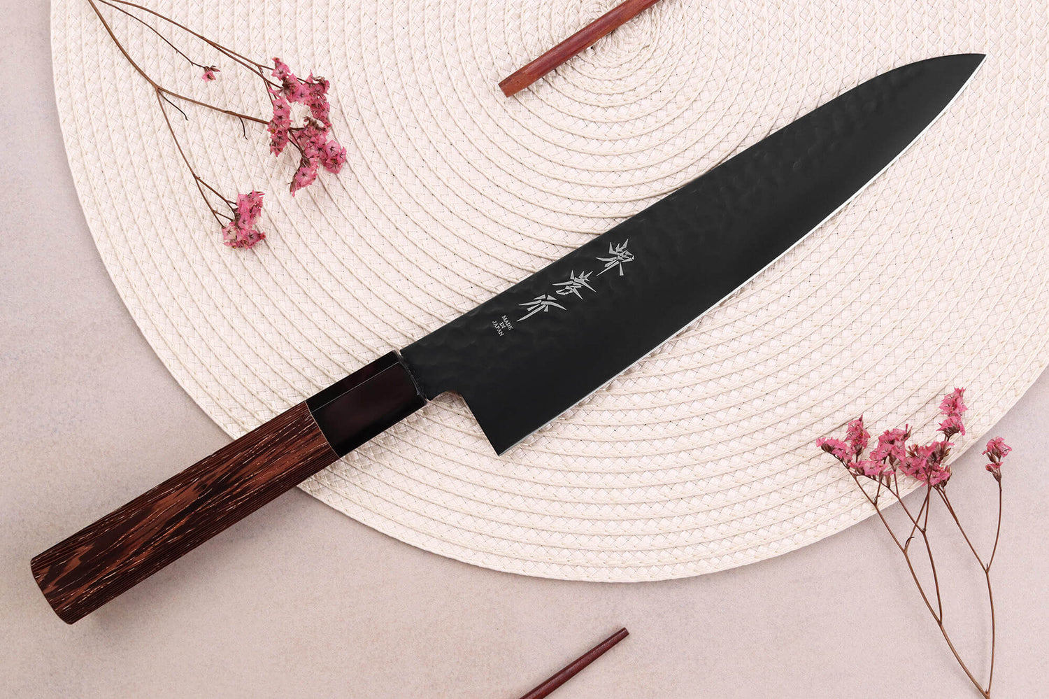 Couteau de chef 21cm japonais Sakai Takayuki Kurokage VG10 manche en wengé