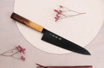 Couteau de chef 21cm japonais Sakai Takayuki Kurokage VG10 manche en chêne brûlé
