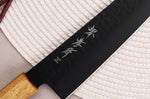 Couteau de chef 21cm japonais Sakai Takayuki Kurokage VG10 manche en chêne brûlé