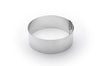 Cercle à entremets extensible De Buyer en inox hauteur 6,5cm - 18 à 36cm