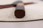 Couteau kiritsuke santoku 16cm japonais Sakai Takayuki Kurokage VG10 manche en chêne brûlé