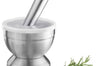 Mortier pilon Westmark Edelstahl en inox avec couvercle - diamètre 10cm