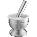 Mortier pilon Westmark Edelstahl en inox avec couvercle - diamètre 10cm