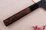 Couteau santoku 17cm japonais Sakai Takayuki Kurokage VG10 manche en wengé