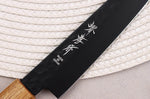 Couteau universel 15cm japonais Sakai Takayuki Kurokage VG10 manche en chêne brûlé