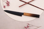 Couteau universel 15cm japonais Sakai Takayuki Kurokage VG10 manche en chêne brûlé